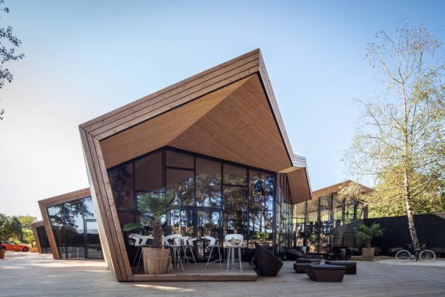 Restaurante BOOS Beach Club en Bridel, Luxemburgo by Metaform Architects : Photo credit © Steve Troes Fotodesign