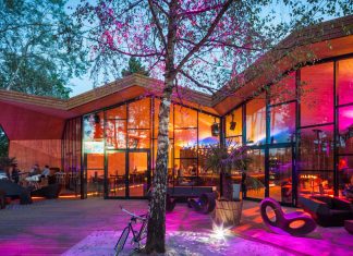 Restaurante BOOS Beach Club en Bridel, Luxemburgo by Metaform Architects : Photo credit © Steve Troes Fotodesign