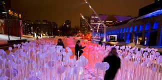 Entre les rangs, Place des Festivals, Quartier des Spectacles, Montreal : Photo credit © Martine Doyon