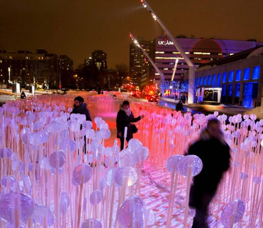 Entre les rangs, Place des Festivals, Quartier des Spectacles, Montreal : Photo credit © Martine Doyon