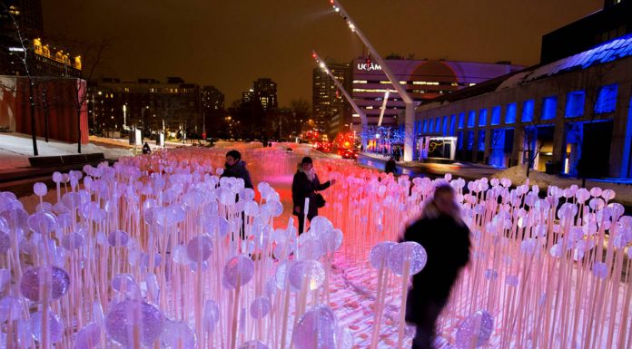 Entre les rangs, Place des Festivals, Quartier des Spectacles, Montreal : Photo credit © Martine Doyon