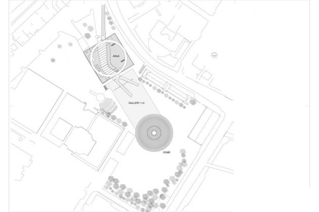 ARoS Next Level Siteplan Schmidt Hammer Lassen Architects : Drawing © Schmidt Hammer Lassen Architects