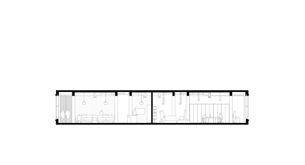 De Bank by KAAN Architecten Cross Section : Drawing © KAAN Architecten