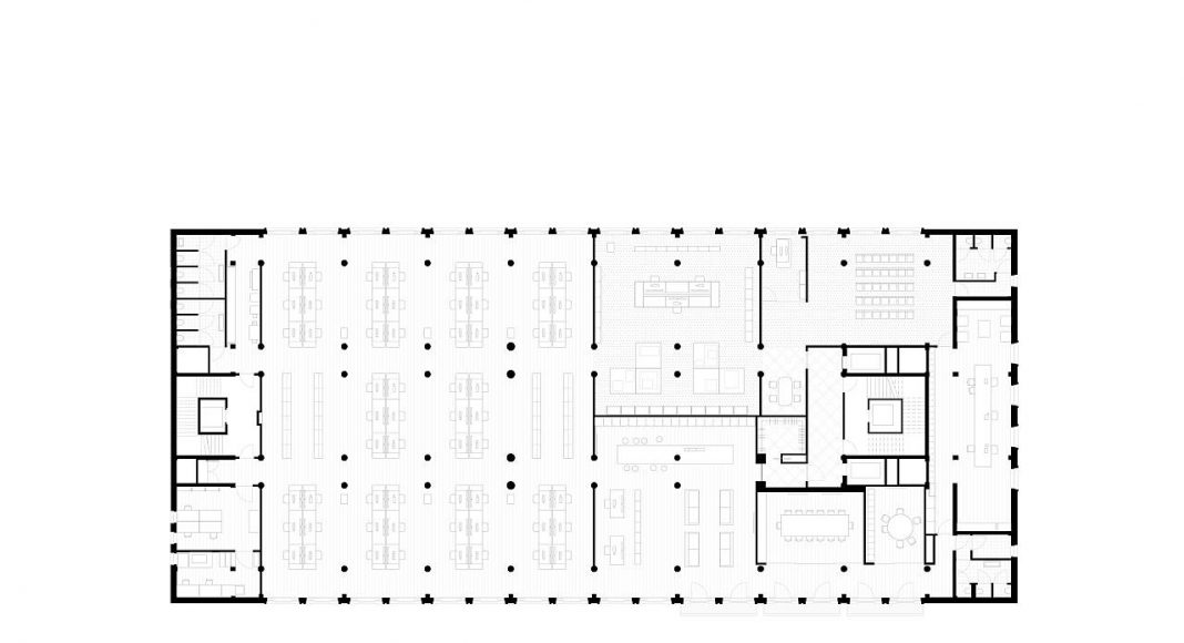 De Bank by KAAN Architecten Floor Plan : Drawing © KAAN Architecten