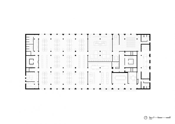 De Bank by KAAN Architecten Floor Plan : Drawing © KAAN Architecten