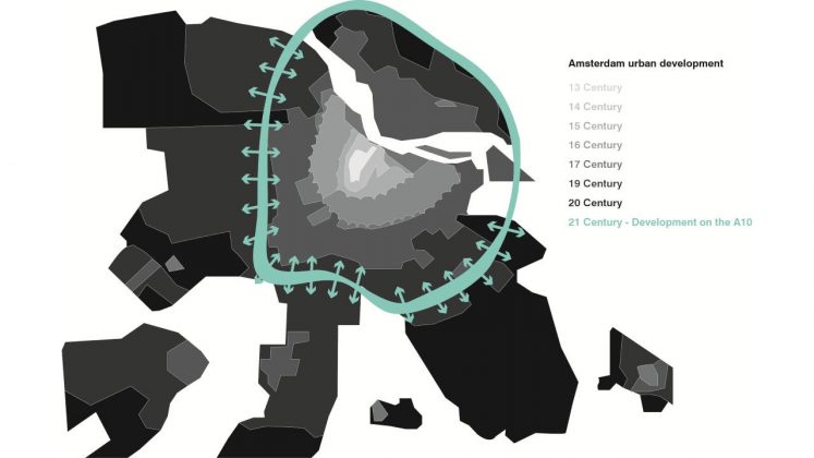 Lelylaan urban development in Amsterdam : Diagram © UNStudio