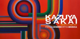 Kazuya Sakai en México (1965-1977). Pintura-diseño-crítica-música : Cartel cortesía del © Museo de Arte Moderno