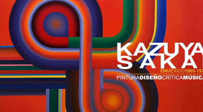 Kazuya Sakai en México (1965-1977). Pintura-diseño-crítica-música : Cartel cortesía del © Museo de Arte Moderno