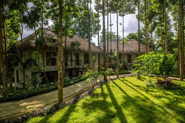 Dusai Resort & Spa Cottages in Bangladesh por VITTI Sthapati Brindo Ltd. : Photo credit © Ahsanul Haque Rubel