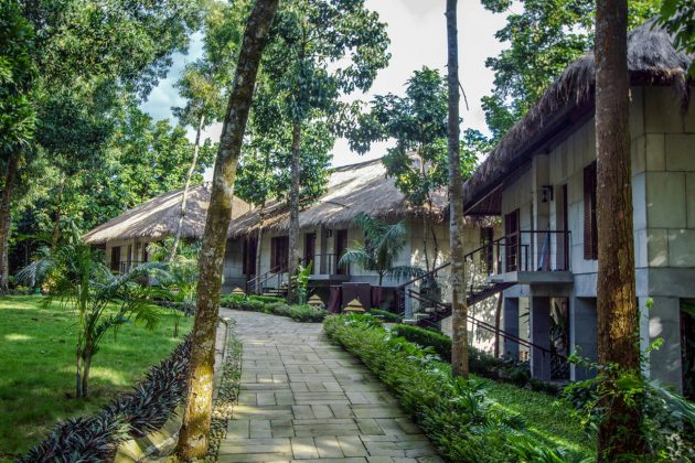 Dusai Resort & Spa Cottages in Bangladesh por VITTI Sthapati Brindo Ltd. : Photo credit © Ahsanul Haque Rubel