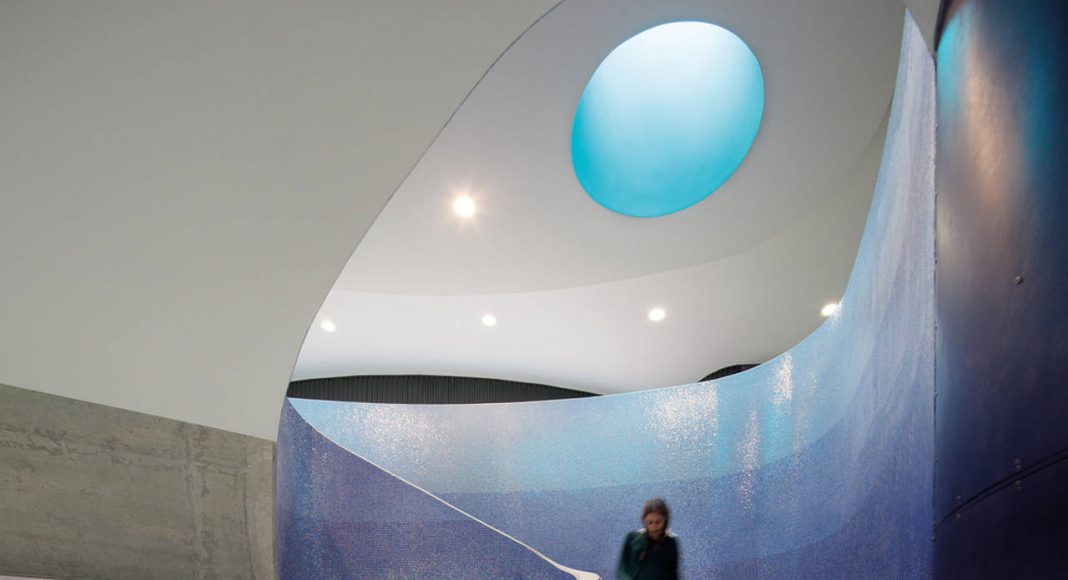 The Infinity Centre Main Spiral Staircase by McBride Charles Ryan : Photo credit © John Gollings