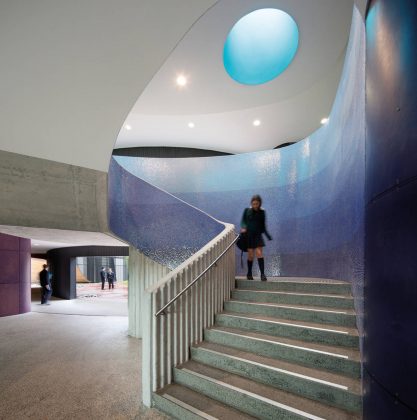 The Infinity Centre Main Spiral Staircase by McBride Charles Ryan : Photo credit © John Gollings