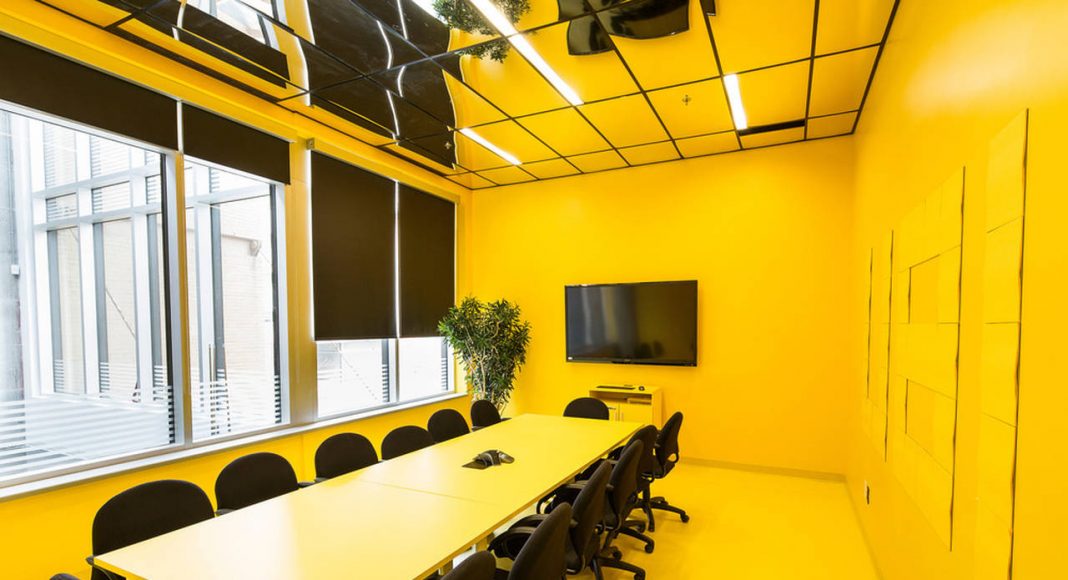 The Post-it room : Photo credit © Jonathan Robert