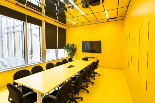 The Post-it room : Photo credit © Jonathan Robert