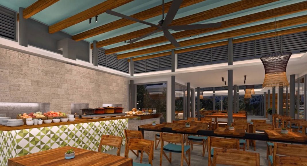 Andaz Mayakoba Resort Pool Restaurant : Render © Mayakoba