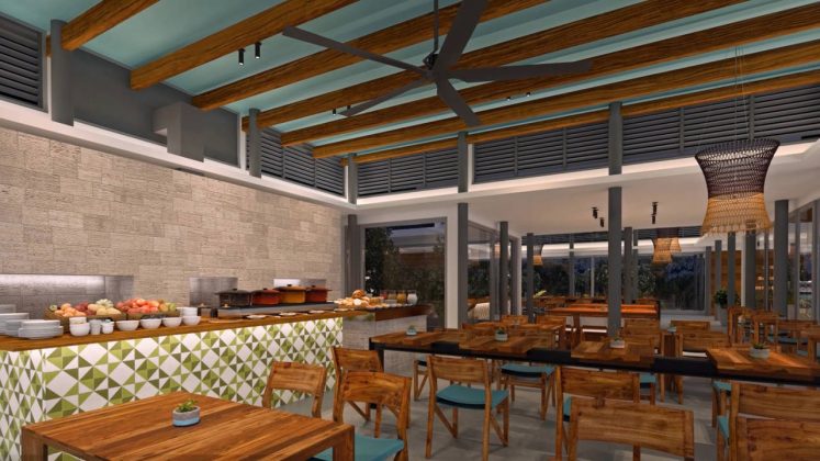 Andaz Mayakoba Resort Pool Restaurant : Render © Mayakoba