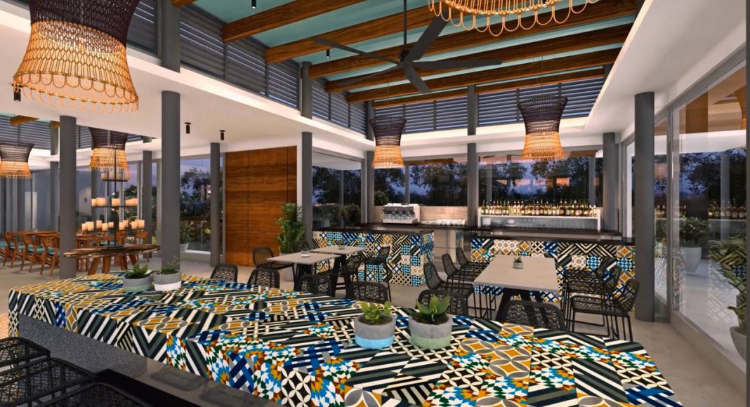 Andaz Mayakoba Resort Pool Restaurant : Render © Mayakoba