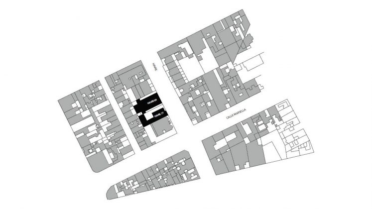 Havre 77 Planta de Conjunto por el estudio Francisco Pardo Arquitecto : Dibujo © Francisco Pardo Arquitecto