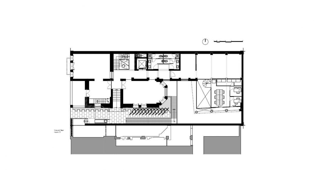 Havre 77 Planta Baja por el estudio Francisco Pardo Arquitecto : Dibujo © Francisco Pardo Arquitecto