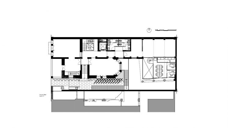 Havre 77 Planta Baja por el estudio Francisco Pardo Arquitecto : Dibujo © Francisco Pardo Arquitecto