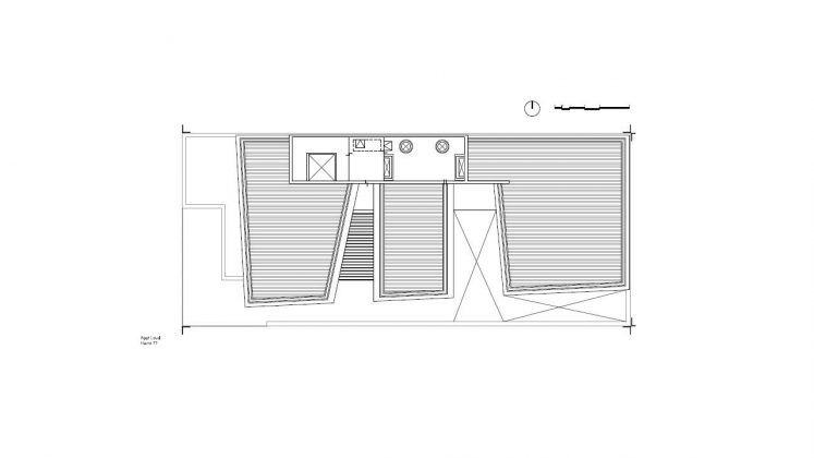 Havre 77 Planta Azotea por el estudio Francisco Pardo Arquitecto : Dibujo © Francisco Pardo Arquitecto