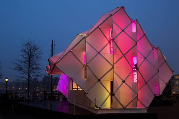 Eye_Beacon Pavilion for the Amsterdam Light by UNStudio and MDT-tex : Photo © Janus van den Eijnden