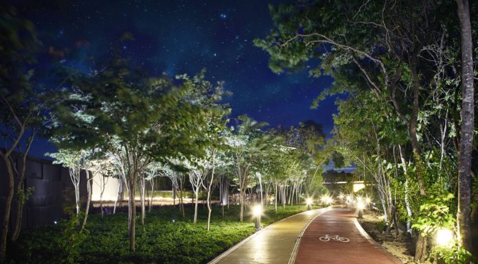 Andador y Cliclovía de la Ciudad Mayakoba : Render © Ciudad Mayakoba
