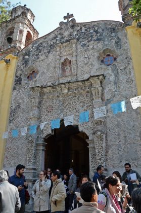 El inmueble, indicó Delgado Lamas, presentaba daños debido al hundimiento del suelo provocado por la excesiva extracción de agua en el subsuelo... : Foto © FSM, CONACULTA