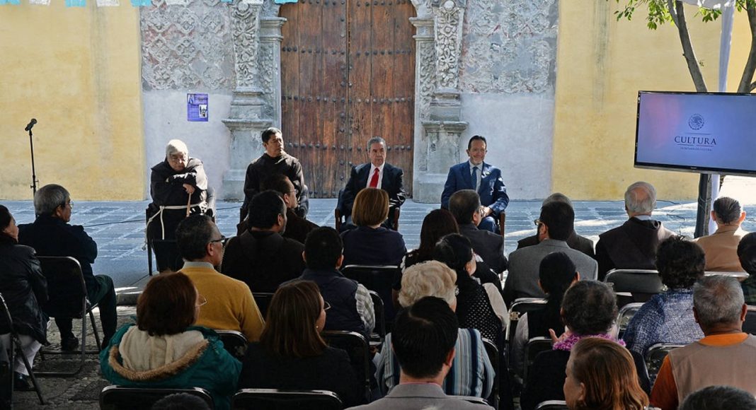 Por su parte, fray Roberto Rosas agradeció a todas las instancias que hicieron posible se restaurara y conservara el Templo de La Conchita : Foto © FSM, CONACULTA