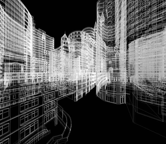 Arquitectura abstracta vía Shutterstock