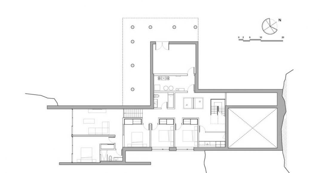 Residencia L'Estrade en Saint-Adolphe-d'Howard by MU Architecture : Drawings © MU Architecture