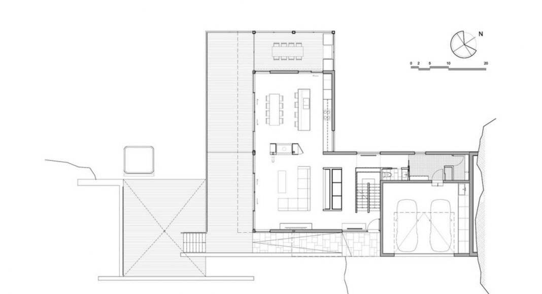 Residencia L'Estrade en Saint-Adolphe-d'Howard by MU Architecture : Drawings © MU Architecture