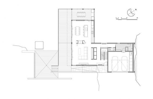 Residencia L'Estrade en Saint-Adolphe-d'Howard by MU Architecture : Drawings © MU Architecture