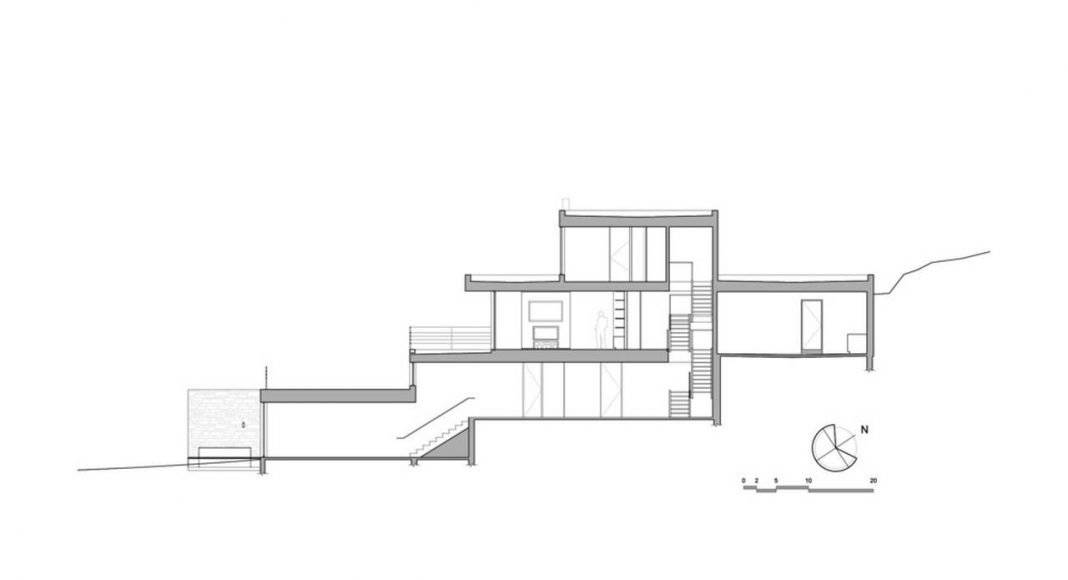 Residencia L'Estrade en Saint-Adolphe-d'Howard by MU Architecture : Drawings © MU Architecture