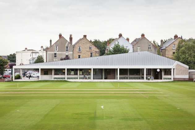 Dublín, IE Merrion Cricket Pavilion : Photo © Alice Clancy