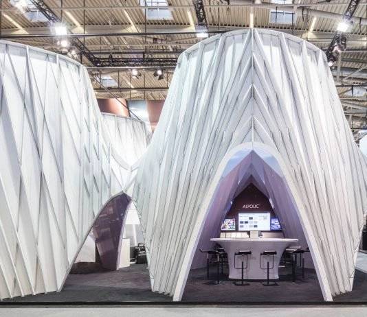 UNStudio designs Stand ALPOLIC fair BAU 2017 : Photo © Laurian Ghinitoiu