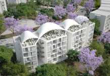 Colline aux Oliviers Social Housing Re-envisioning an olive grove domain into an habitable park : Photo credit © Abderhrrahman Ezzine