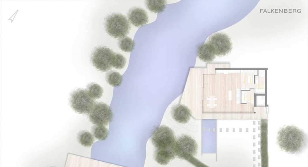 Plan of House Rheder II : Photo credit © Falkenberg innenarchitektur