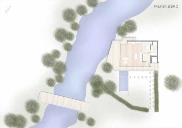 Plan of House Rheder II : Photo credit © Falkenberg innenarchitektur