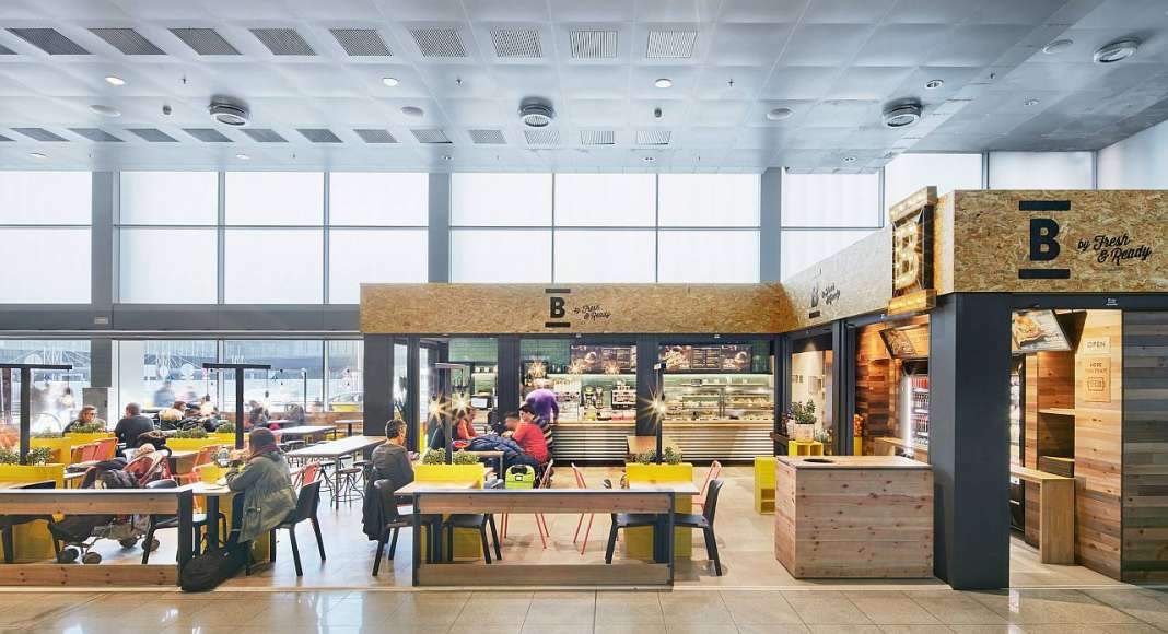 Cafetería Breadway en la T2 del Aeropuerto de Barcelona diseñada por EME Concepts : Fotografía © José Hevia