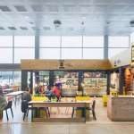 Cafetería Breadway en la T2 del Aeropuerto de Barcelona diseñada por EME Concepts : Fotografía © José Hevia