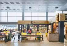 Cafetería Breadway en la T2 del Aeropuerto de Barcelona diseñada por EME Concepts : Fotografía © José Hevia