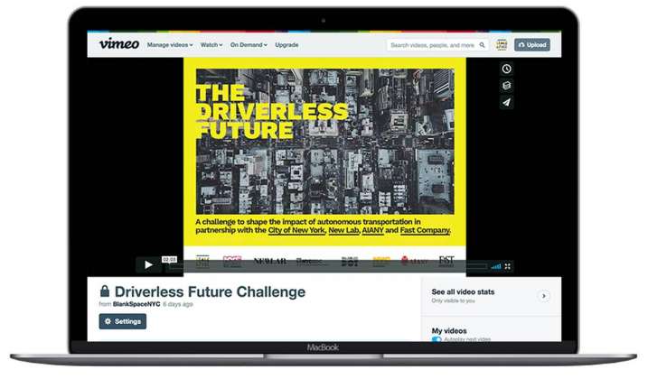 Blank Space Driverless Future Challenge Video : Photo © Blank Space