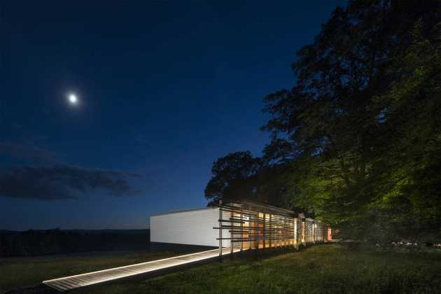 Viviendas en la Finca Histórica High Meadow en Fallingwater por Bohlin Cywinski Jackson : © Nic Lehoux / Bohlin Cywinski Jackson