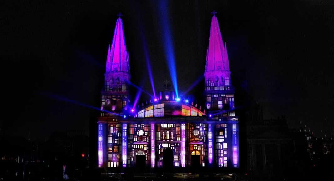 Catedral de Guadalajara GDLUZ Festival 2017 : Fotografía : © alteacorp