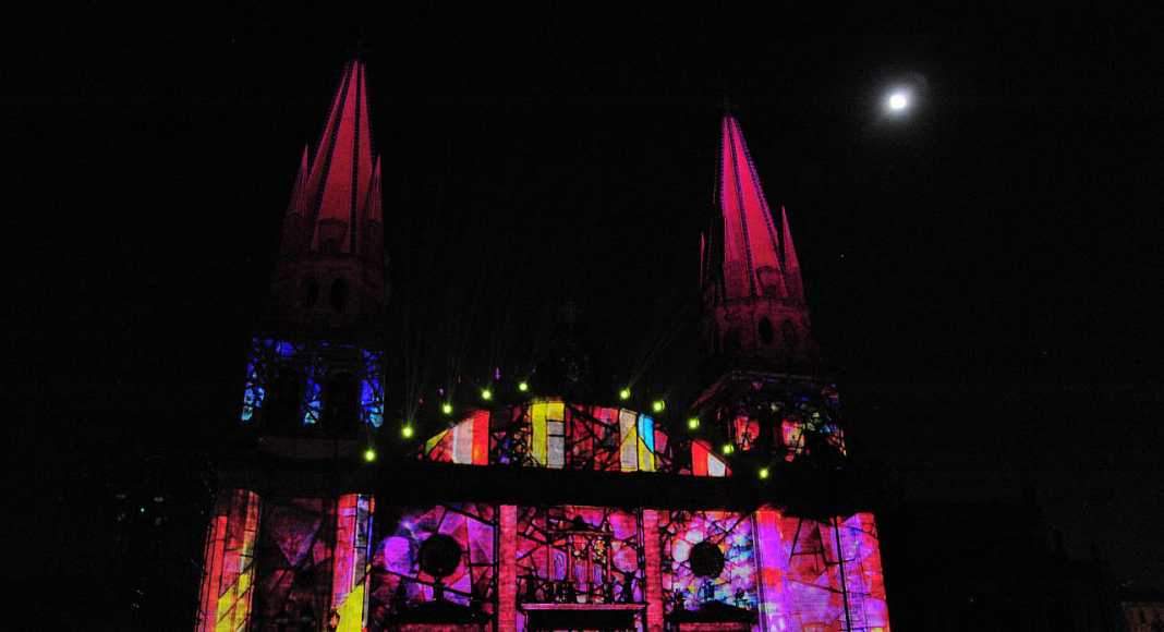 Catedral de Guadalajara GDLUZ Festival 2017 : Fotografía : © alteacorp