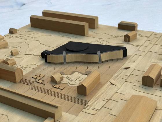 Centro Cultural Katuaq diseñado por Schmidt Hammer Lassen : Model © Schmidt Hammer Lassen Architects