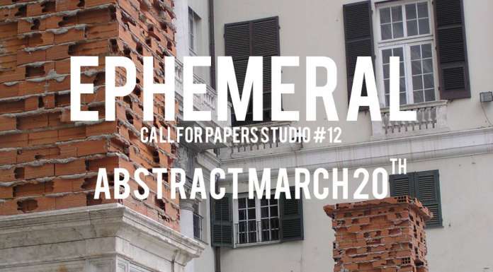Convocatoria para el Número #12 EPHEMERAL de STUDIO Magazine : Fotografía © Francesco Rosadini