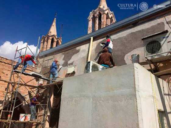 El INAH-Durango atendió la infraestructura física dañada por el fenómeno climatológico : Foto © Centro INAH Durango