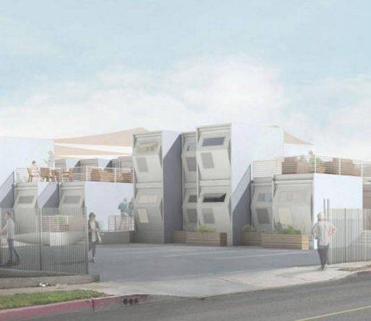 Rendering of Homes for Hope : Render © MADWORKSHOP